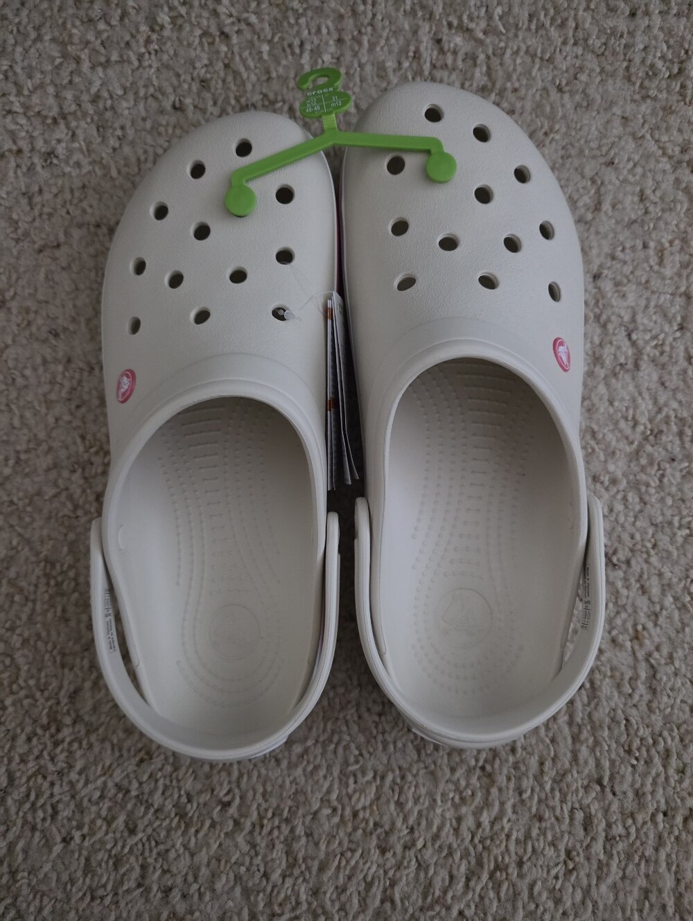 Crocs Crocband Clog Stucco Melon Cream Pink‎ Men's Size 13 NWT